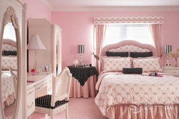 纯真可爱粉色系列女孩儿童房间装修设计缔造梦幻公主房